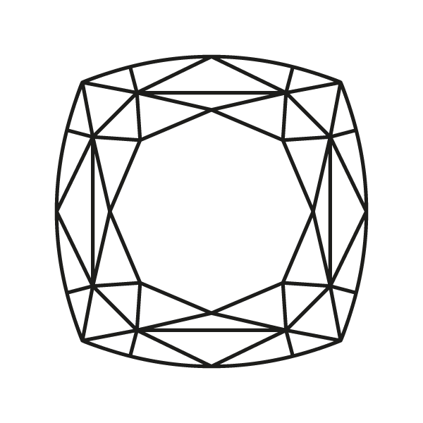 יהלום בצורת כרית